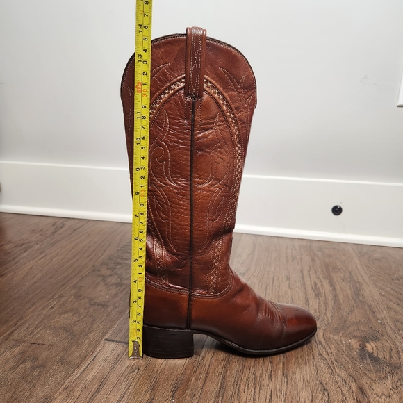 LUCCESE western topstitch design boots - Picture 14 of 15